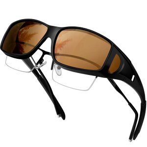 [KANASTAL] �I�[�o�[�T���O���X ���K�l�̏ォ��|������ �Ό� UV400 ���O���J�b�g �^�]�p �ނ� �X�|�[�c �����Y ���f�B�[�X�c