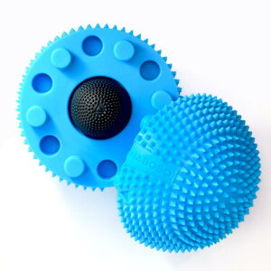 Naboso Neuro Ball �i�{�\ �j���[���{�[�� �t�b�g�P�A �R���f�B�V���j���O ����ؖ� �č������擾�σe�N�X�`���[ ���̍ו��܂ŐS�n�悭�P�A�ł���2WAY�R���f�B�V���j���O�{�[��