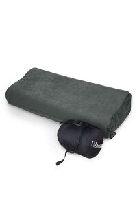 UJack(ユージャック) キャンプ 枕 ウレタンワイドピロー ピロー 高さ6段階調整 トラベルピロー 携帯枕 コンプレッション収納ケース付き