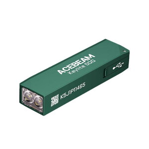 ACEBEAM Keylite 500 L[z_[ Cg ~jCg y 19g Px 500[ USB-C[d d cʕ\@\t 6[h LED tbVCg h U _ Lv  ً}p