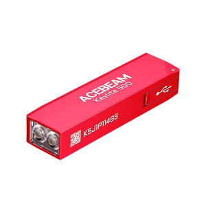 ACEBEAM Keylite 500 L[z_[ Cg ~jCg y 19g Px 500[ USB-C[d d cʕ\@\t 6[h LED tbVCg h U _ Lv  ً}p
