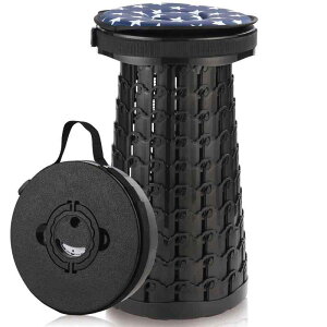 DWY 特許取得 折りたたみ椅子 伸縮式 アウトドアチェア 高さ調整可能 耐荷重400kg 強化構造 1秒開閉 超軽量 コンパクト収納 日本語説明書付き クッション付き キャンプ/釣り/行列待ち/屋内外