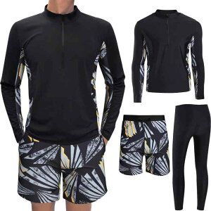 [Adigaber] ���b�V���K�[�h �����Y ���� 3�_�Z�b�g �㉺ �t�B�b�g�l�X ���� �p�[�J�[ ���M���X �T�[�t�p���c �n�[�t�W�b�v UV�J�b�g �z������ ���j �������p �傫���T�C�Y