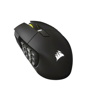 CORSAIR SCIMITAR ELITE WIRELESS SE MMO�ɍœK�ȑ��{�^���̃��C�����X�Q�[�~���O�}�E�X�v���O�����\��16�{�^�� MARKSMAN S 33K�Z���T�[ ���C�����X Bluetooth