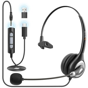 WantekwbhZbg3.5mm TypeC USB mCYLZO}CNtƃICLPCpwbhz WebcASkypeAItBXAݑΖAƖpA[g[NAR[Z^[ɓKp