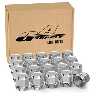 GAsupply ���O�i�b�g M12 x P1.25 �z�C�[���i�b�g �e�[�p�[��60° ����24mm 19HEX �j�b�T���E�X�o���E�X�Y�L�ɑΉ� �X�`�[���� 16�Z�b�g �u���b�N