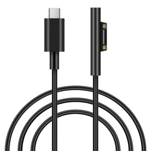 Surface Pro USB-C �[�d�P�[�u�� 15V PD�[�d�Ή� Type C Microsoft Surface Pro 6/ Pro 5/ Pro 4/ Pro 3/ Surface Go/Surface Laptop �Ή� USB-C �[�d