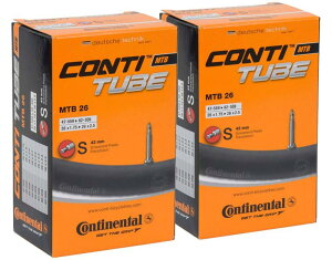 2�{�Z�b�g Continental(�R���`�l���^��) �`���[�u MTB26 S42 26×1.75-2.5�i�����o���u42mm�j [���s�A���i]