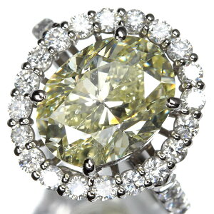 �sDiamond�tSI-2 �㎿�C�G���[�_�C�������h ������5.035ct �㎿�e�΃N���A�_�C�� ���v1.01ct Pt950 �����������O 13�� �_�C�� �����O �w�� �\�[�e�B���O�t
