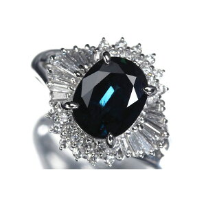 Sapphire ZJ[ ㎿Tt@CA 嗱2.36ct ㎿_Ch0.48ct Pt900 O  13 O w