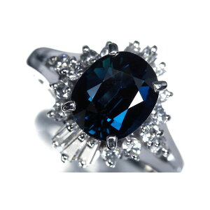 Sapphire ㎿Tt@CA 嗱2.62ct _Ch0.47ct Pt900 O 13 O w