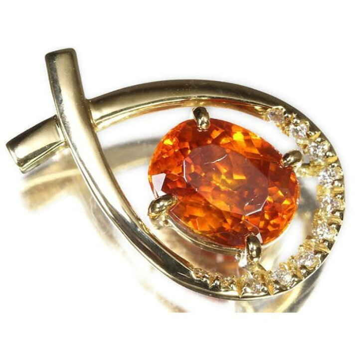 楽天市場】希少宝石 スファレライト 大粒2.49ct ダイヤモンド K18 高級 