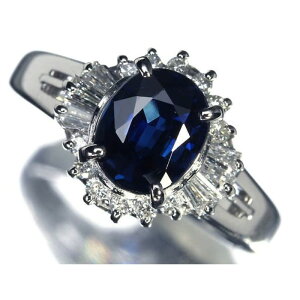Sapphire ZJ[!! Tt@CA 嗱1.24ct!! _Ch Pt900 O 8 _C