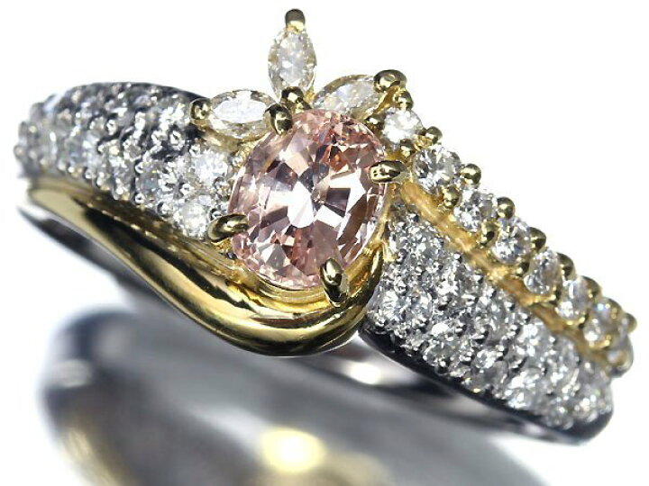 楽天市場】≪Sapphire≫ パパラチャサファイア 0.657ct ダイヤモンド 