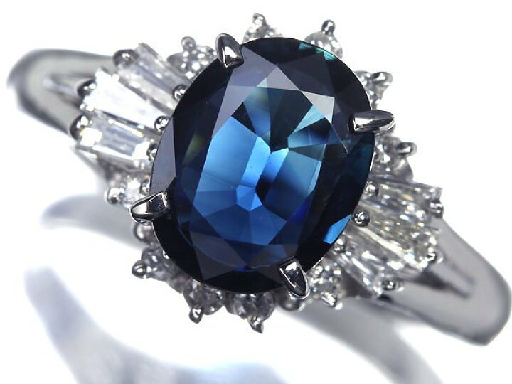 楽天市場】≪Sapphire≫ 上質サファイア 大粒1.63ct!! ダイヤモンド 