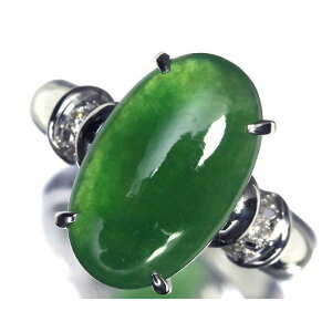 Jade ܐZȂ!! VRŐ 嗱4.3ct!! _Ch K18WG O qXC _C 12.5O w \[eBOt