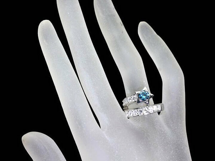 楽天市場】《Diamond》ブルーダイヤモンド 大粒0.545ct クリアダイヤ 