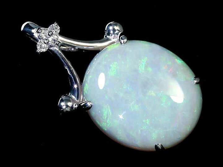 楽天市場】≪opal≫ 天然オパール 大粒 約15.2mm×13.3mm 