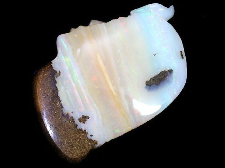 楽天市場】≪opal≫ 神秘の宝石!!! 天然ボルダーオパール 超特大43.6ct 