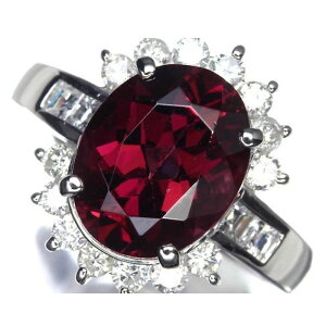 sgarnettK[lbg 嗱4.56ct!! _Ch v0.71ct Pt900 O _C 12O w