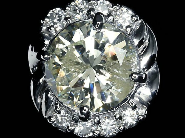 楽天市場】《DIAMOND》上質イエローダイヤモンド 特大2.01ct 脇石 