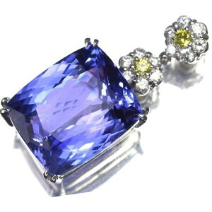 Tanzanite⒴! ^UiCg 17.00ct CG[_C NA_C Pt900 y_gwbh