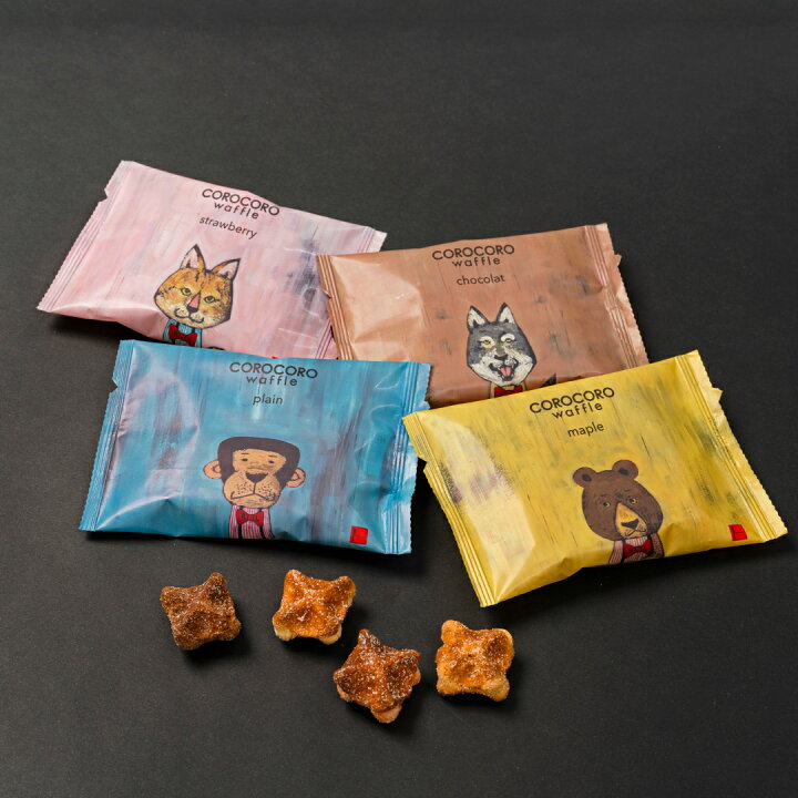 楽天市場】メール便 コロコロ ワッフル パック 4種の食べ比べセット 