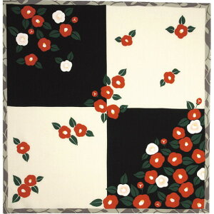 【ギフト包装・のし紙無料】ちりめん風呂敷 椿 40406400(B5)