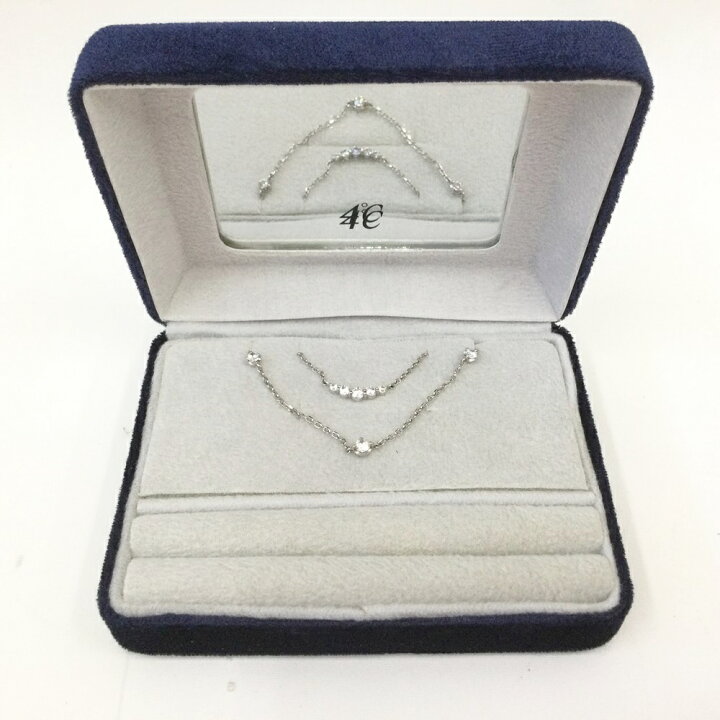 楽天市場】〇〇【中古】4℃ ヨンドシー ネックレス・ブレスレットセット 