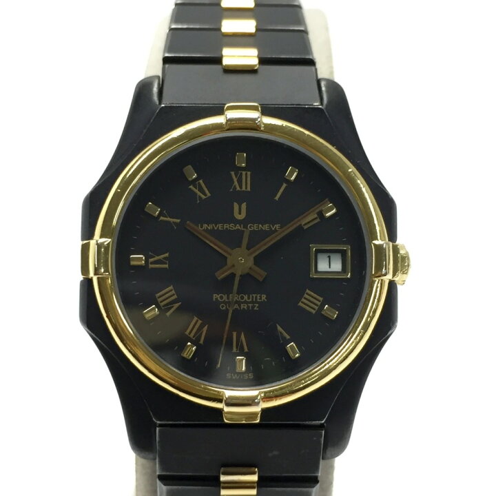 楽天市場】【中古】UNIVERSAL GENEVE POLEROUTER 16KT GOLD 918 600 