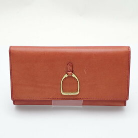 ◆◆【中古】RALPH LAUREN ラルフローレン エクエステリアン長財布 43418886826Q レッド Cランク