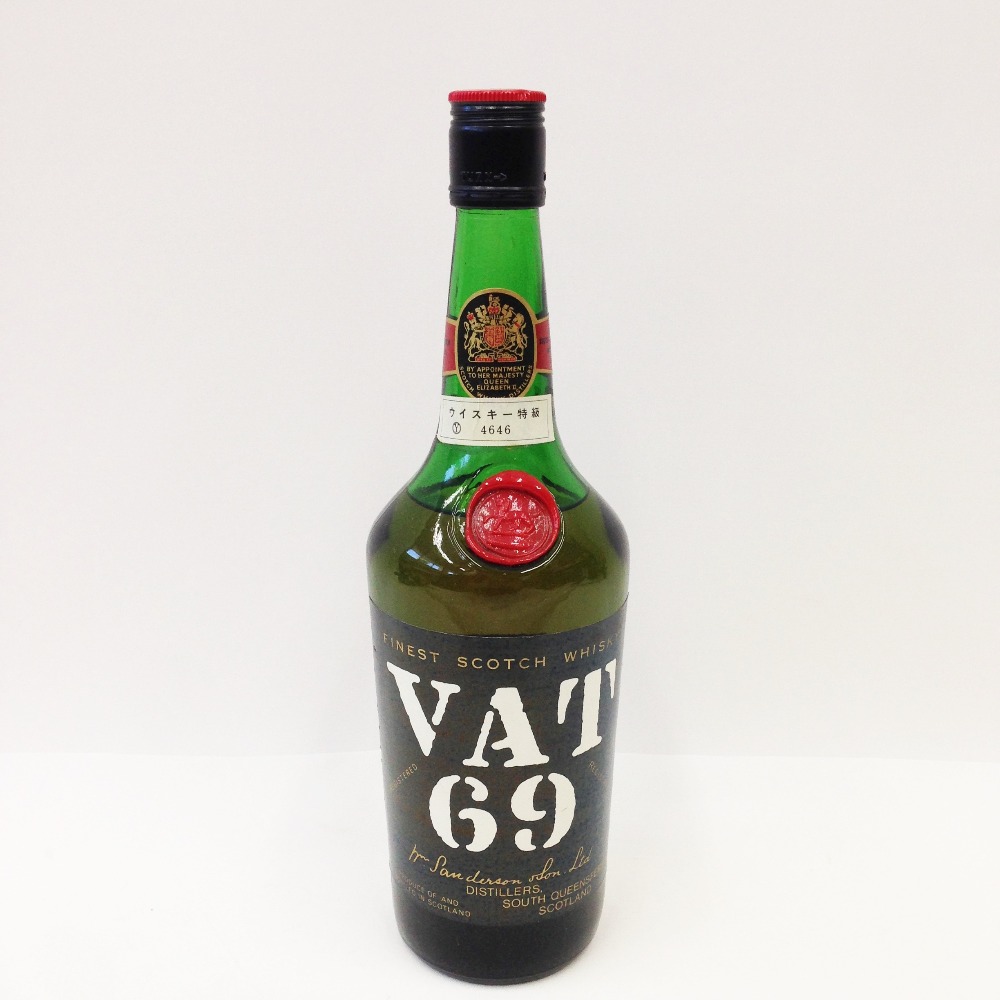 〇〇 中古 新発売 バット69 お歳暮 VAT69 スコッチ ウイスキー 未開栓 Nランク 特級