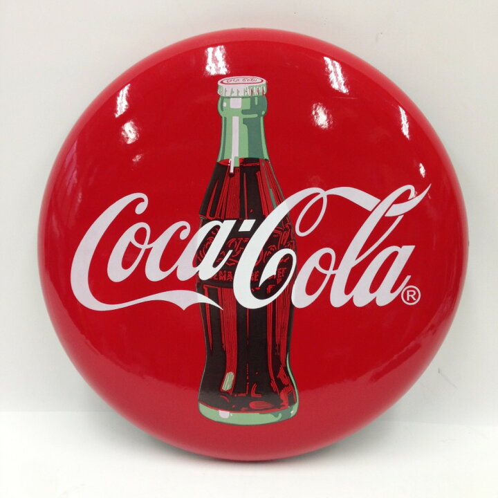 楽天市場】〇〇【中古】 コカ コーラ 直径 約50cm ホーロー看板 丸看板 