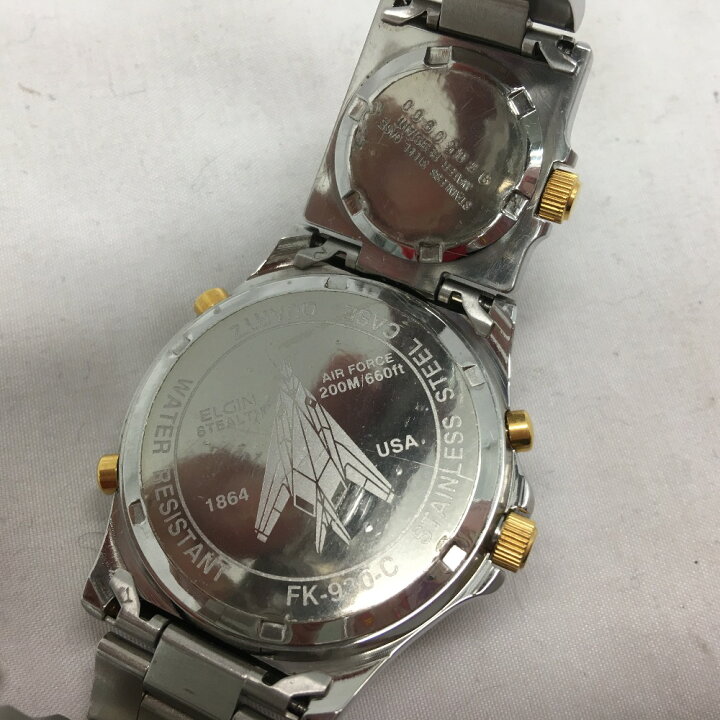 楽天市場】▽▽【中古】ELGIN エルジン メンズ腕時計 クオーツ