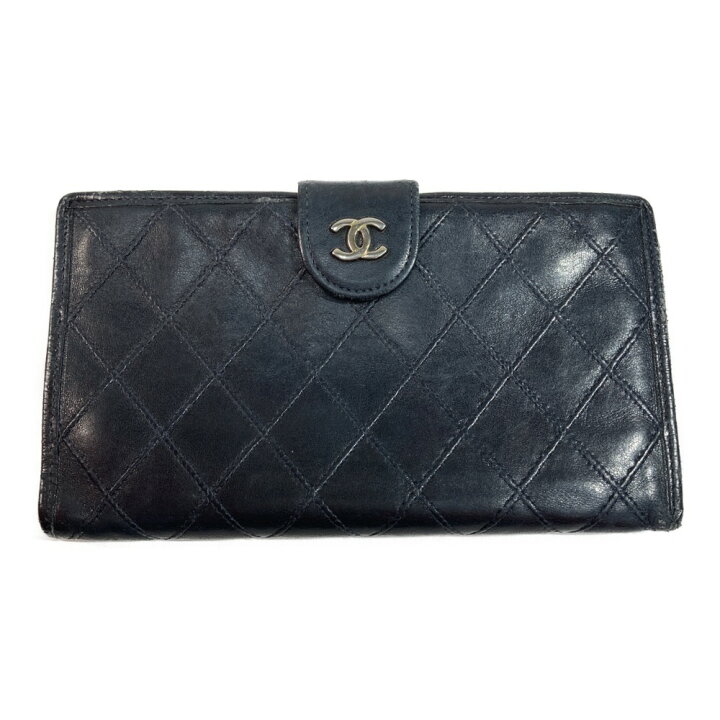 楽天市場】◎◎【中古】CHANEL シャネル マトラッセ 長財布 ブラック  