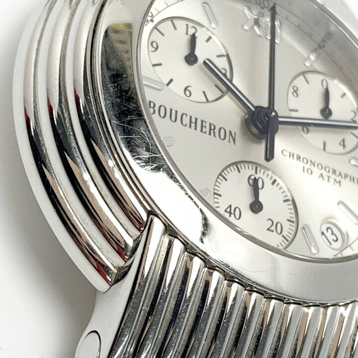 楽天市場】【中古】BOUCHERON ブシュロン 10ATM クロノグラフ AJ408227 