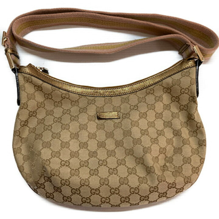 楽天市場】□□【中古】GUCCI グッチ GGキャンバス ショルダーバッグ