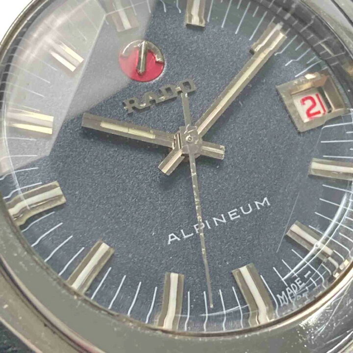 楽天市場】【中古】RADO ラドー ALPINEUM アルピニウム ネイビー 自動 