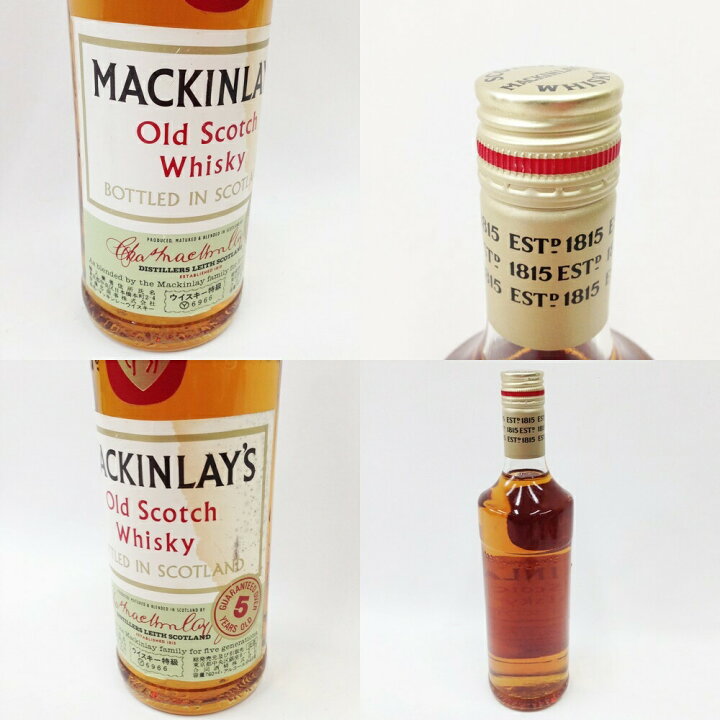 楽天市場】〇〇【中古】 マッキンレー MACKINLAY`S 5年 ウイスキー 