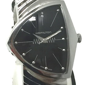 △△【中古】HAMILTON ハミルトン 腕時計 ベンチュラ H244112 ブラック Bランク