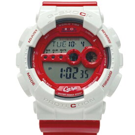 ☆☆【中古】CASIO カシオ G-SHOCK 広島カープ 2015年 GD-100 限定品 クォーツ メンズ 腕時計 Bランク