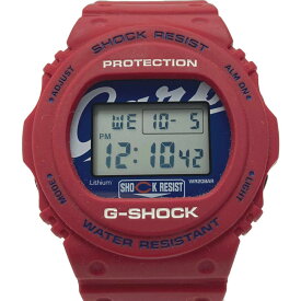 ☆☆【中古】CASIO カシオ G-SHOCK 広島カープ 2019年 DW-5750E レッド 限定品 クォーツ メンズ 腕時計 Aランク