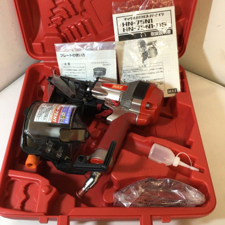 楽天市場】＊＊【中古】MAX マックス 高圧スーパーネイラ エア釘打機 
