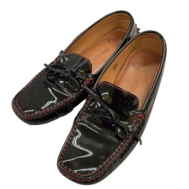 ♪♪【中古】TODS×Ferrari トッズ×フェラーリ パンプス SIZE 36 1/2 ブラック Bランク