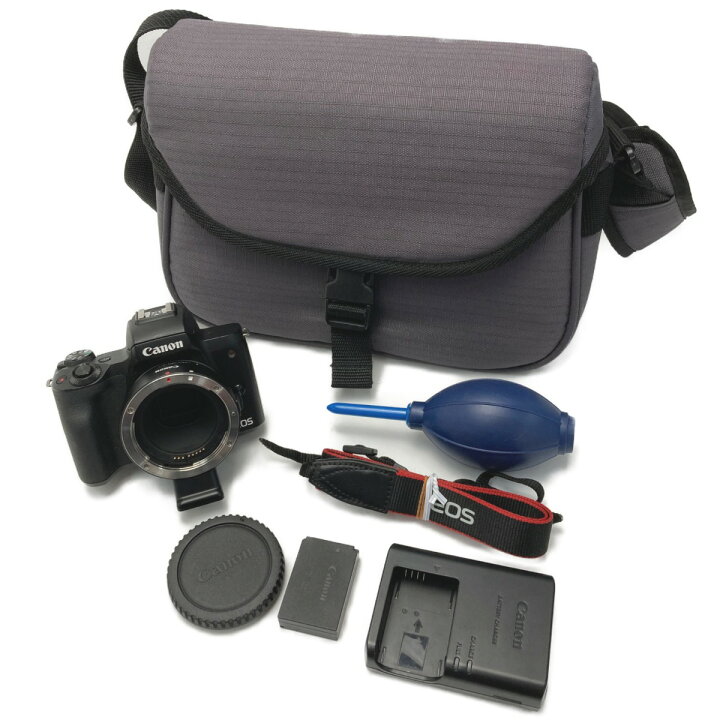 カメラバッグ付ミラーレス6点セット)新品/キヤノン(Canon) EOS KISS M2 