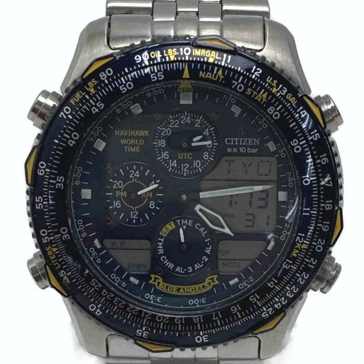 楽天市場】【中古】CITIZEN シチズン プロマスター ナビホーク ブルー 