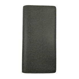 ▽▽【中古】LOUIS VUITTON ルイヴィトン タイガ　ポルトフォイユ・ブラザ　二つ折り長財布 M32653 グレー Aランク