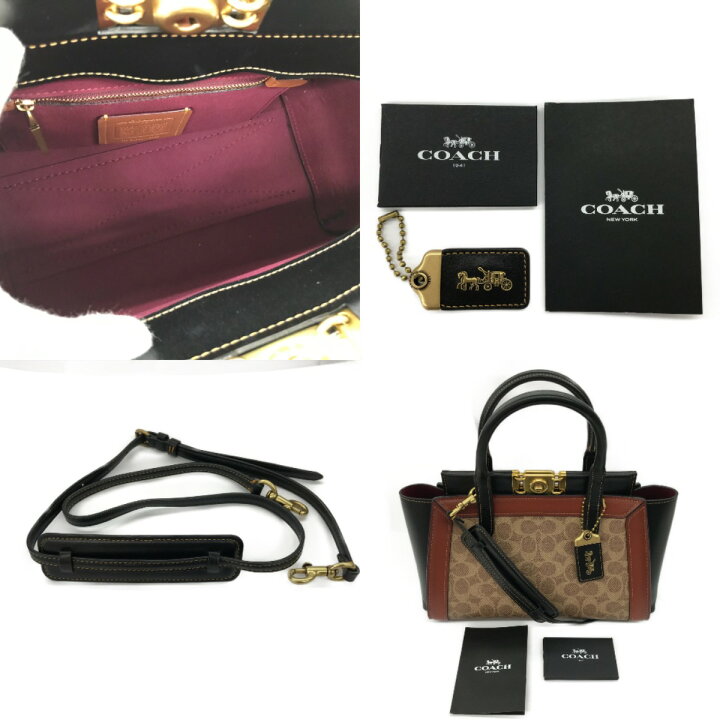 楽天市場】##【中古】COACH コーチ トループ キャリーオール  