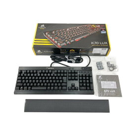 〇〇【中古】CORSAIR コルセア メカニカルキーボード ゲーミング キーボード K70LUX CherryMX Red 赤軸 日本語配列 Cランク