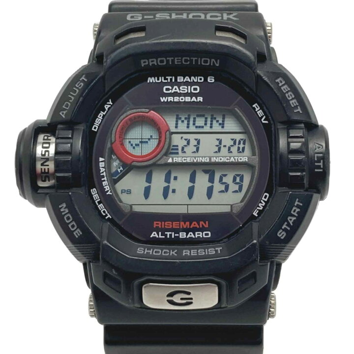 楽天市場】【中古】CASIO カシオ G-SHOCK ライズマン GW-9200J-1JF  